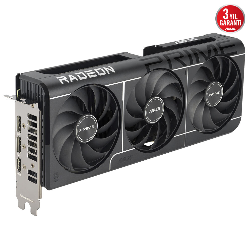 ASUS 8GB PRIME RX9060XT-O8G GDDR6 128bit HDMI-DP PCIE 5.0