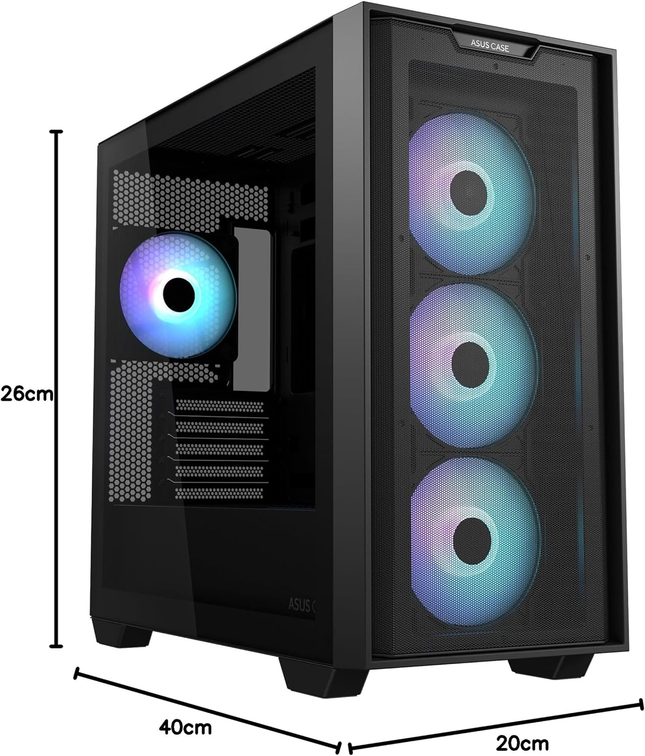 Asus A21 Plus ARGB Fanlı Micro ATX Oyuncu KasasıAsusBilgisayar KasasıB07133