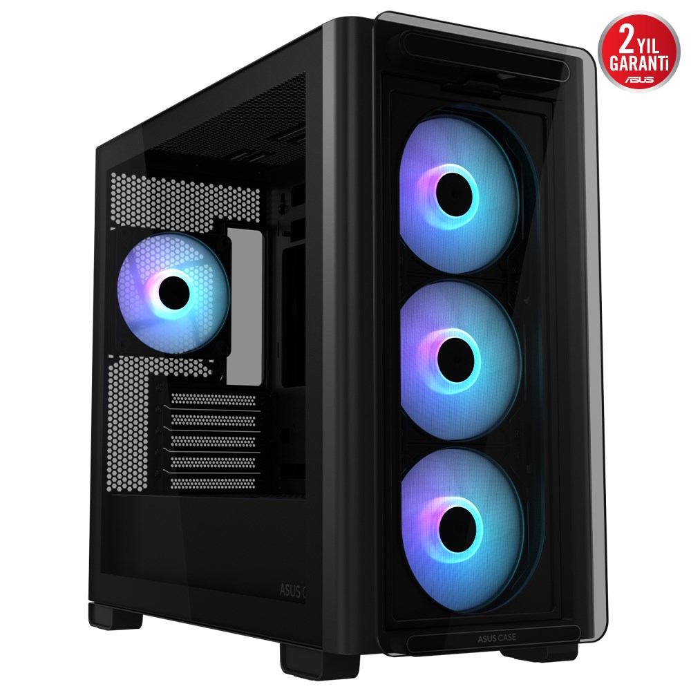ASUS A23 PLUS TG ARGB Gaming Mid Tower PC Kasası /  90DC00K0-B19010