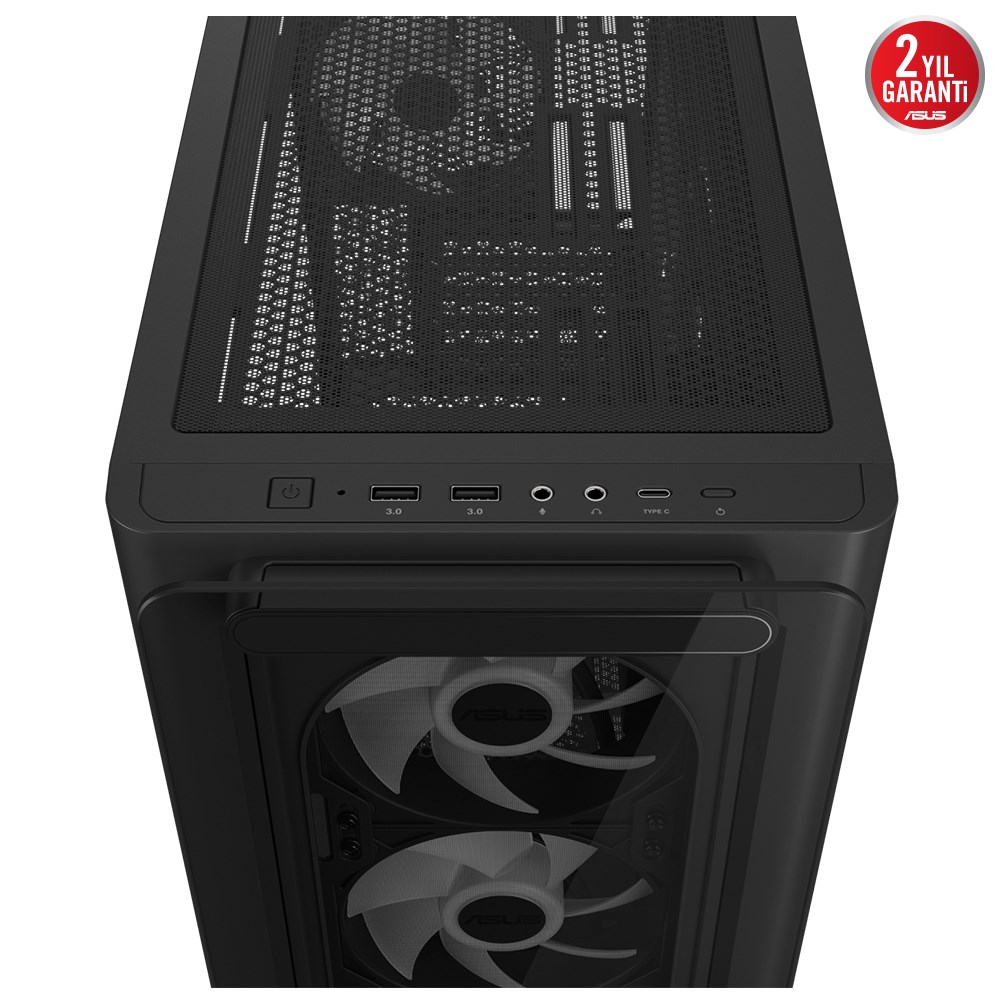 ASUS A23 PLUS TG ARGB Gaming Mid Tower PC Kasası /  90DC00K0-B19010