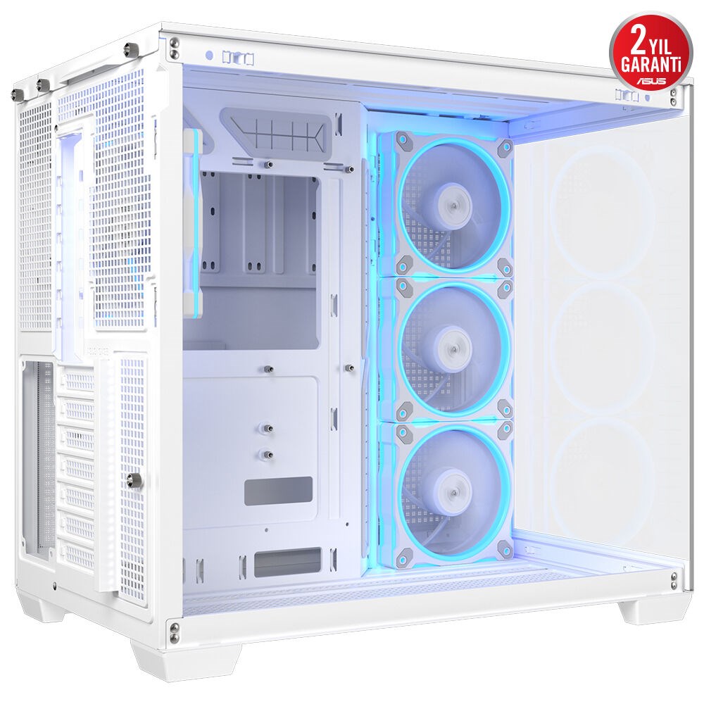 ASUS A32 PLUS TG ARGB Gaming Mid-Tower PC Kasası Beyaz / 90DC00S3-B19000