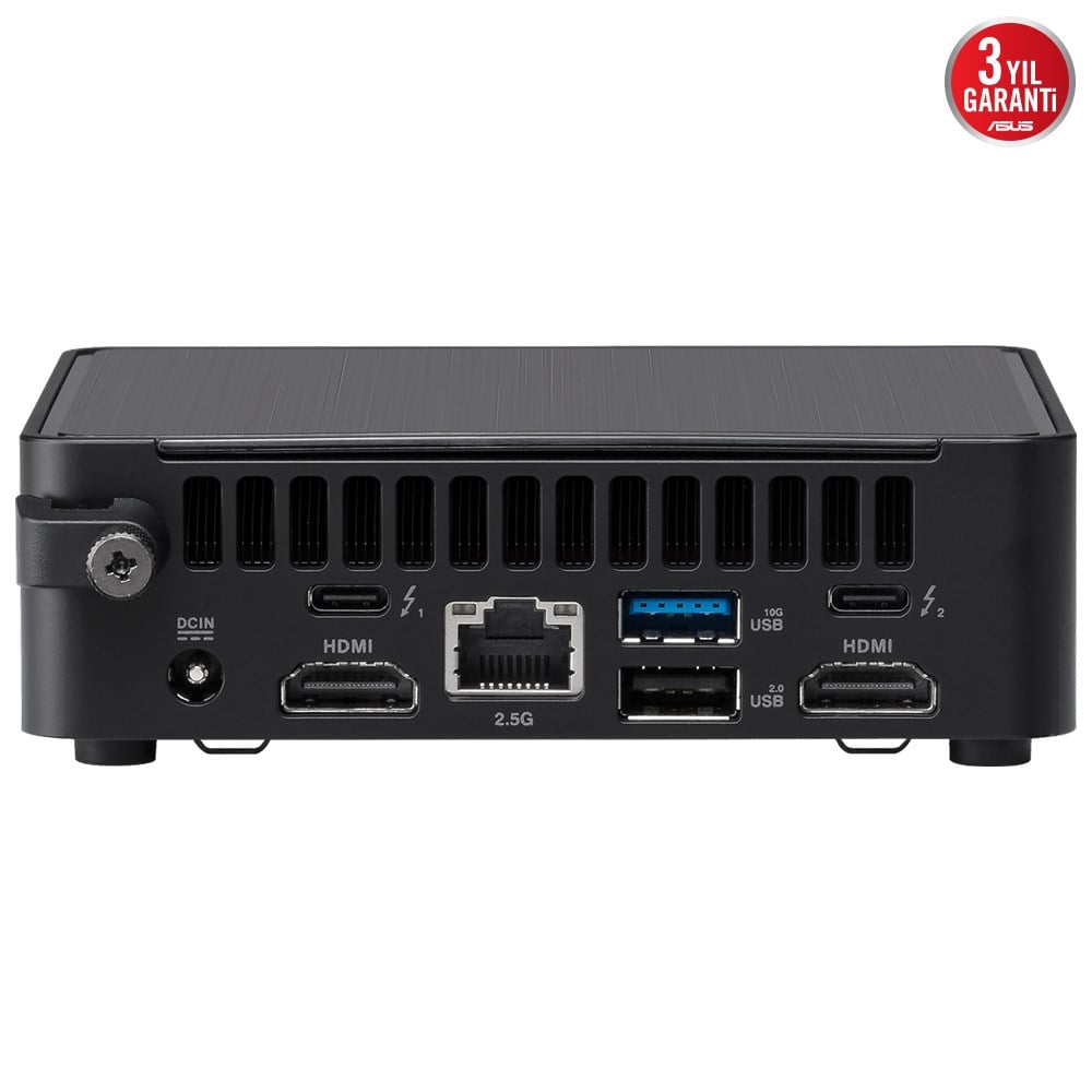 ASUS CORE 3 100U-RAM DİSK YOK-FDOS MINI PC  / NUC14 PRO SLIM KIT NUC14RVKI3 / 90AR0062-M00040