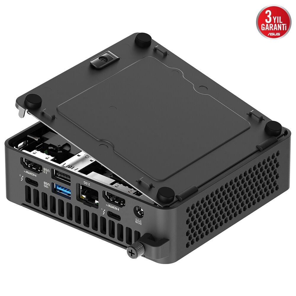 ASUS CORE 7 240H-RAM DİSK YOK-FDOS MINI PC / NUC15 PRO SLIM KITRNUC15CRKC700002 / 90AR00R2-M00070