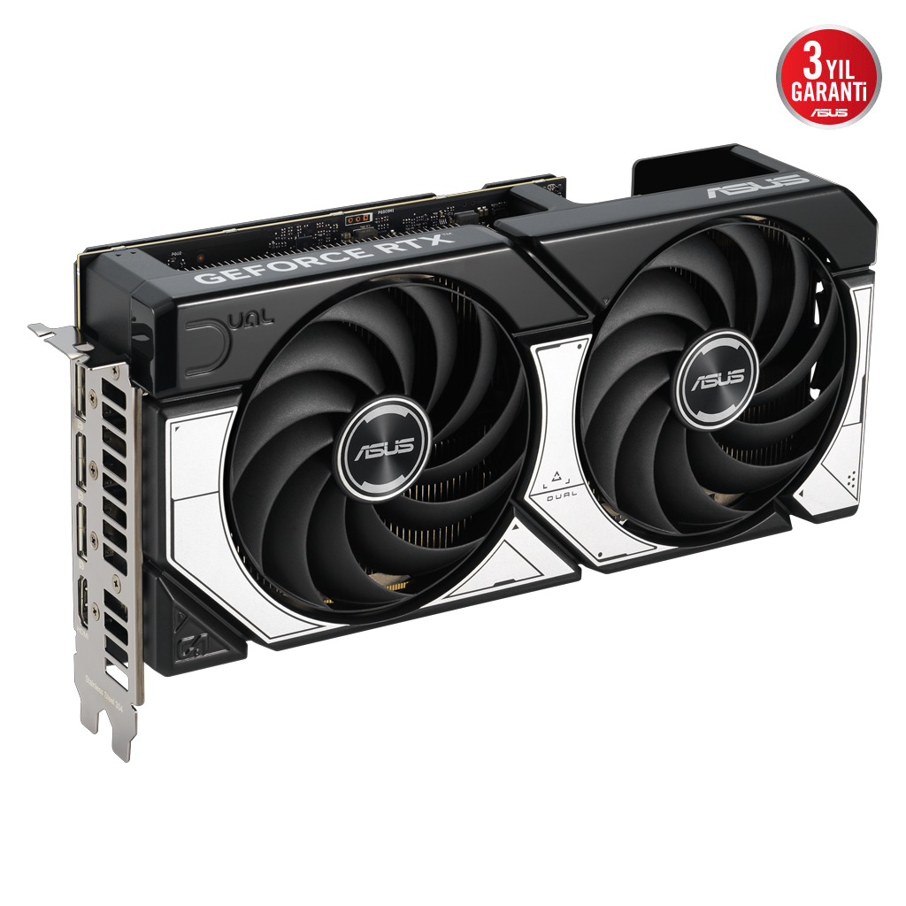 ASUS DUAL RTX5070-O12G, 12Gb, 192Bit, GDDR7, 1xHDMI, 3xDP GAMING Ekran Kartı