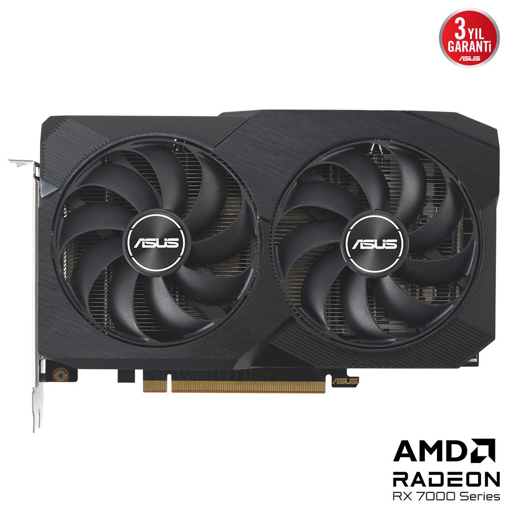 ASUS DUAL-RX7600-O8G-V2 8GB GDDR6 128BIT