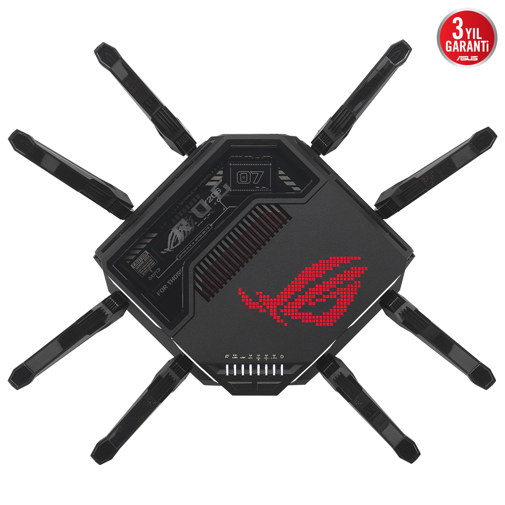 ASUS GT-BE98 WIFI7 BE25000 Üç Bant Gaming Router / 90IG08F0-MO9A0V