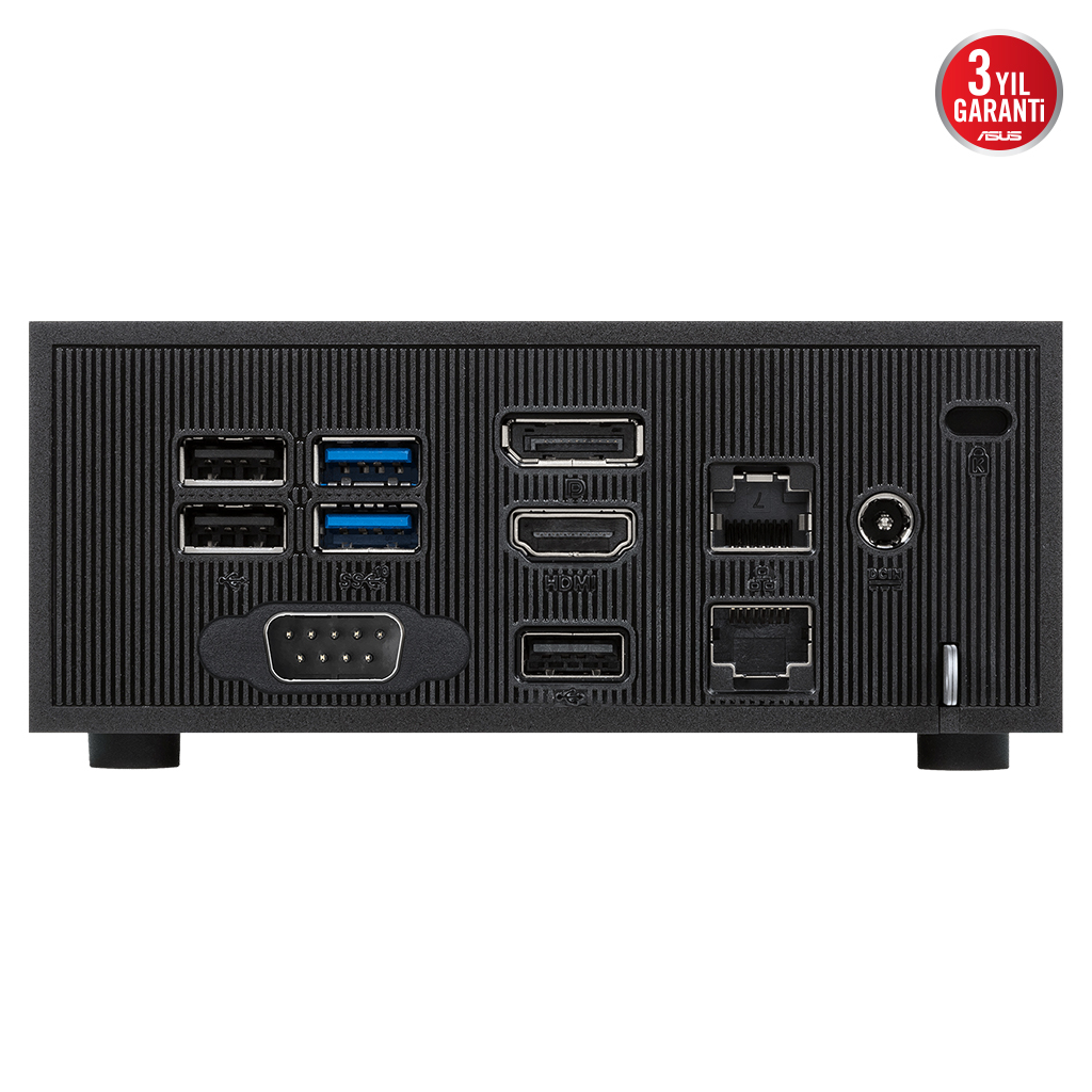 ASUS Mini PC PN42-SN0285AV, Intel Processor N100, 4Gb Ram, 128Gb M.2 SSD, DP, HDMI, VGA, COM, USB, Paylaşımlı Ekran Kartı, Wi-Fi6E, Windows 11 Pro, MFF MiniPC