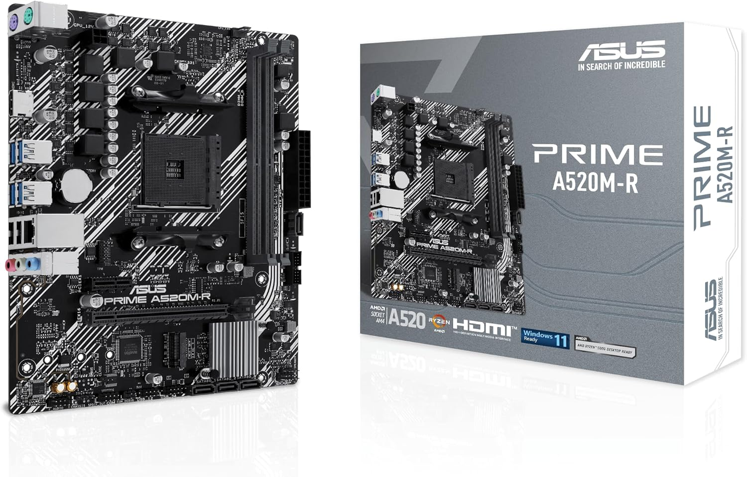 Asus Prime A520M-R AMD AM4 DDR4 Micro ATX AnakartAsusEkran KartıB07112