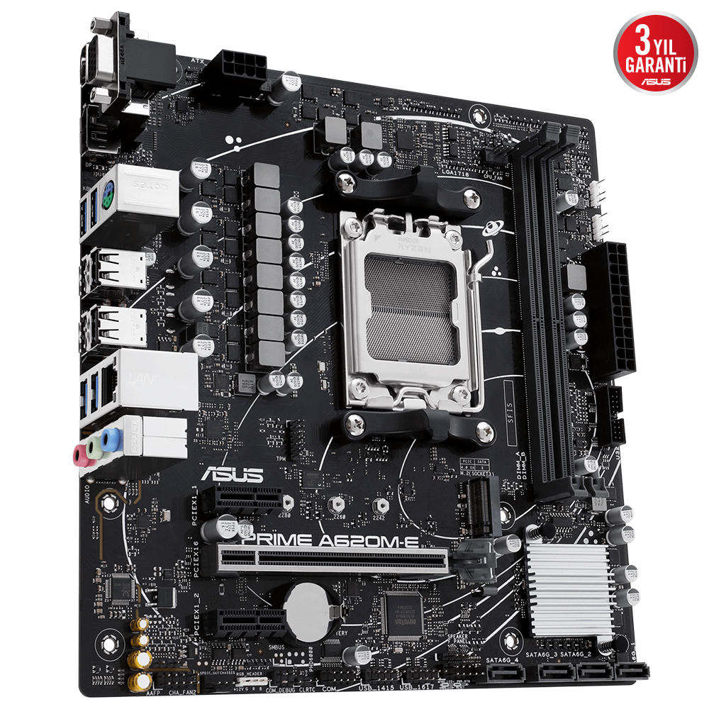 ASUS PRIME A620M-E DDR5 HDMI PCIE 4.0 AM5 mATX