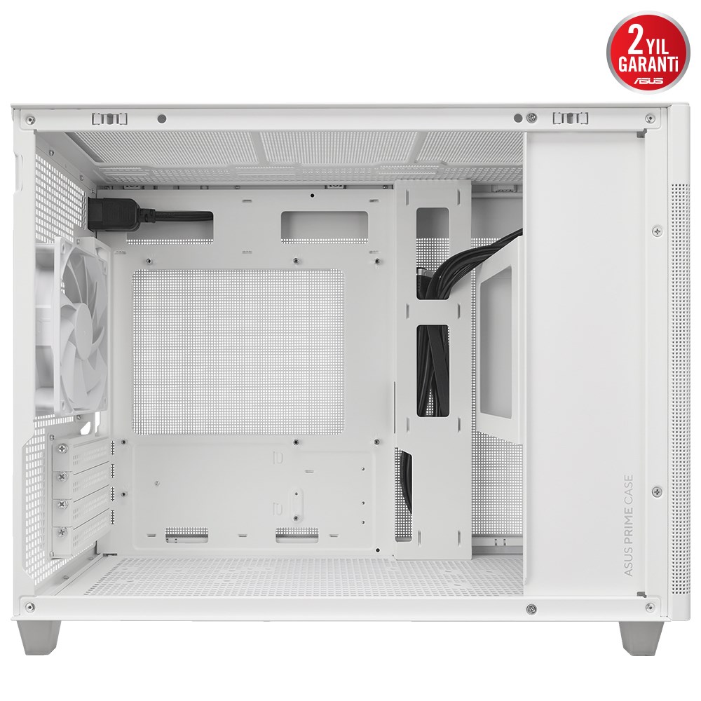 ASUS PRIME AP201 MESH WHITE Gaming Micro-Tower PC Kasası Beyaz / 90DC00G3-B39000
