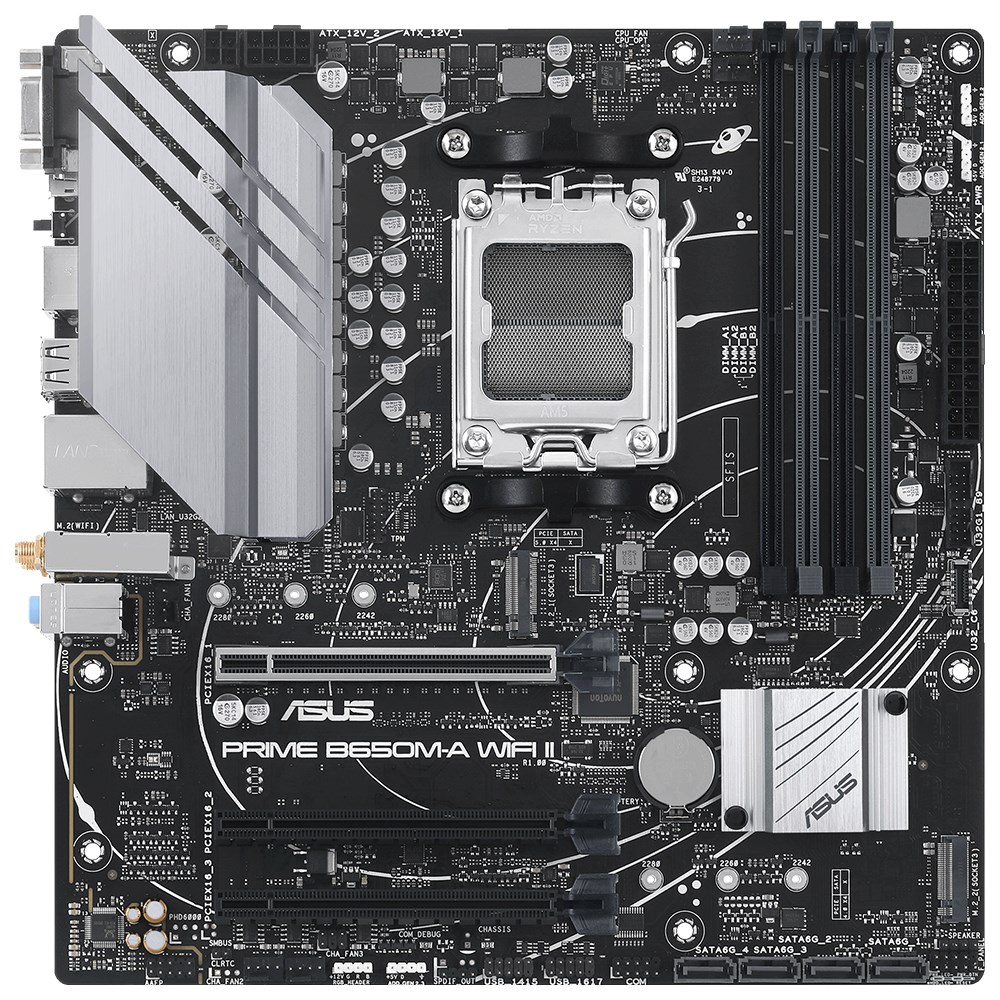 ASUS PRIME B650M-A WIFI II 4xDDR5 DP+VGA+HDMI 2xM.2 AM5 ANAKART