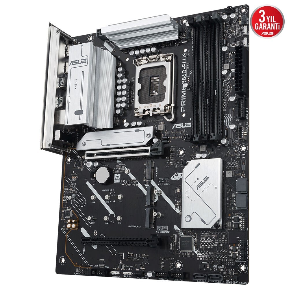 ASUS PRIME B860-PLUS-CSM DDR5 HDMI-DP TYPEC PCIE 5.0 1851p ATX
