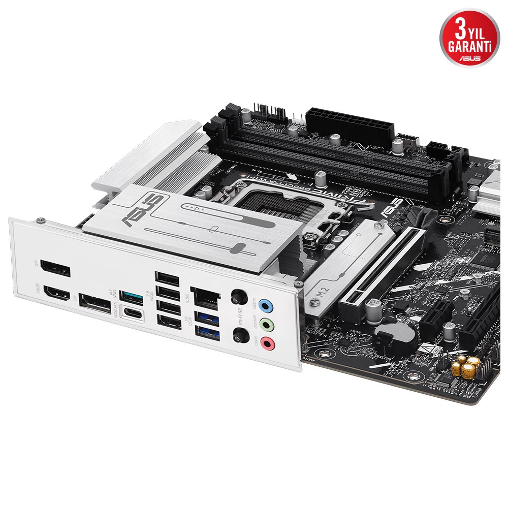 ASUS PRIME B860M-A WIFI 4x DDR5 DP/HDMI 2x M.2 1x 2.5GLAN/WIFI/BT USB3.2 1851P ANAKART