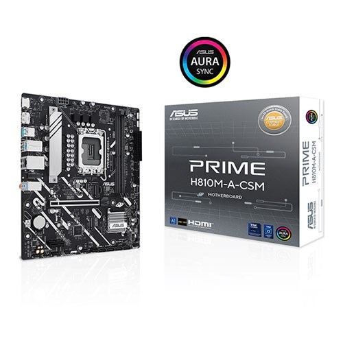 ASUS PRIME H810M-A-CSM DDR5 HDMI-DP PCIE 4.0 1851p mATX Kurumsal Anakart