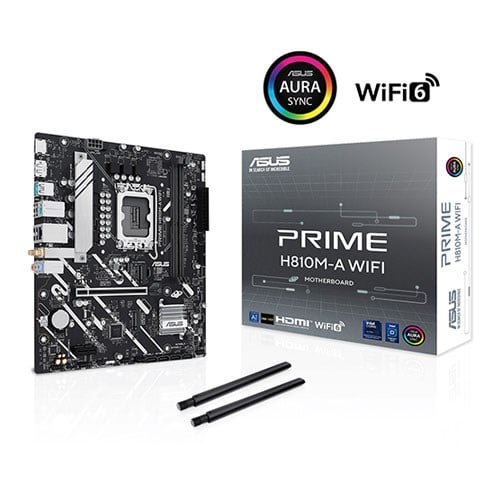 ASUS PRIME H810M-A WIFI6 DDR5 HDMI-DP PCIE 4.0 1851p mATX
