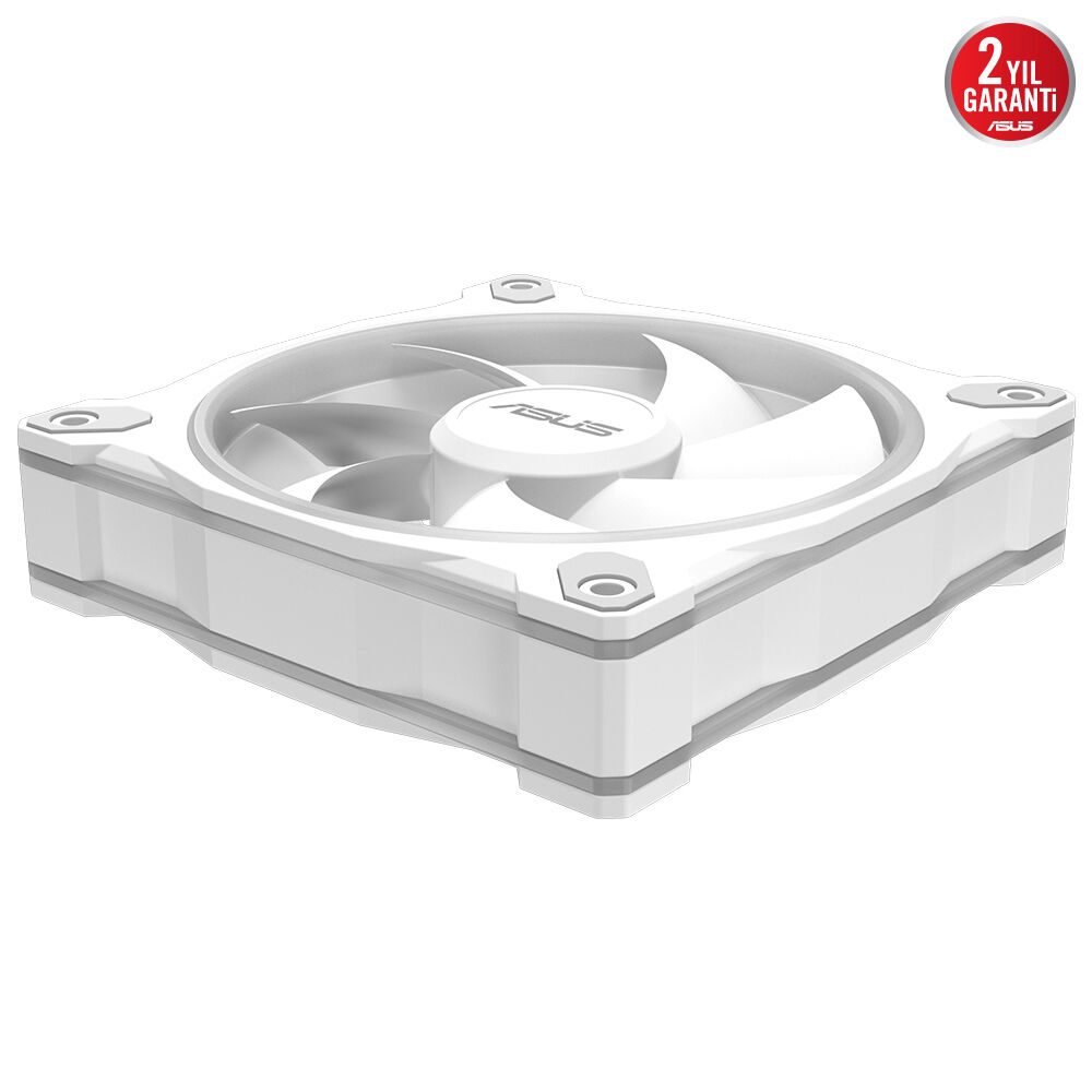 Asus Prime MR120 ARGB 120mm PWM Kasa Fanı - Beyaz /  90DA00I3-B09000