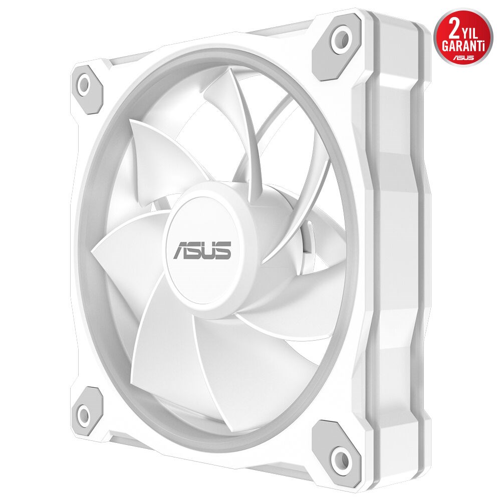 ASUS Prime MR120 Reverse Blade ARGB 120mm Kasa ve Radyatör Fanı (Ters Kanat - Beyaz) / 90DA00L3-B09000