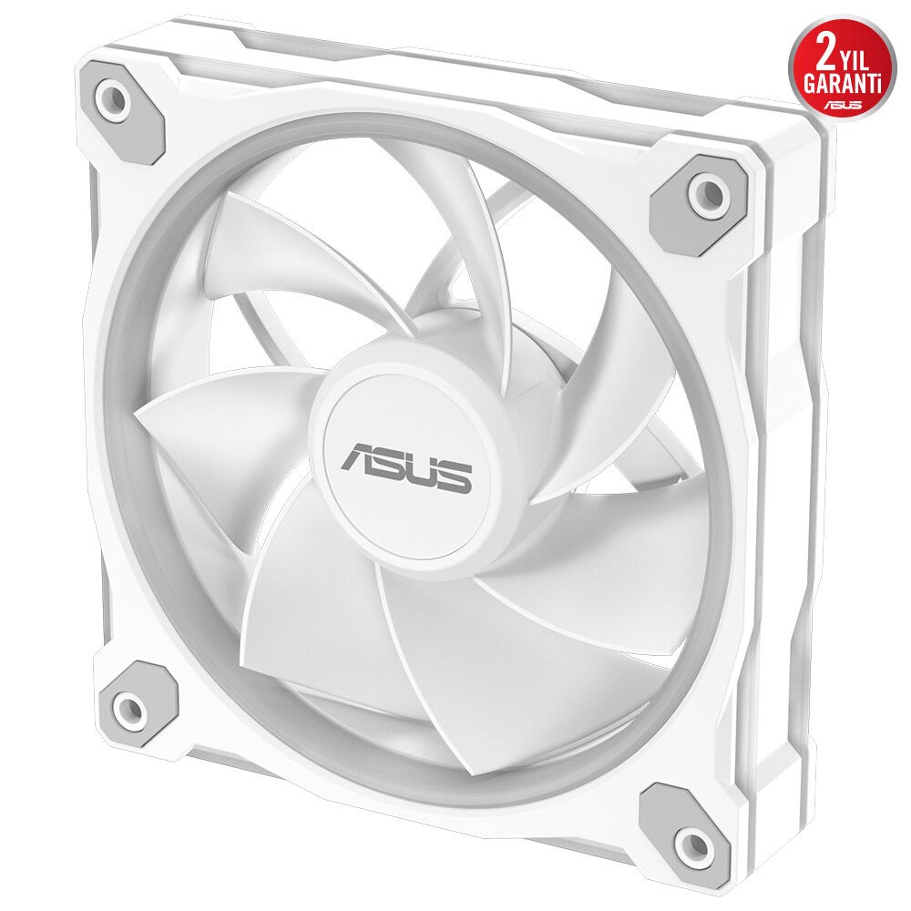 ASUS Prime MR120 Reverse Blade ARGB 120mm Kasa ve Radyatör Fanı (Ters Kanat - Beyaz) / 90DA00L3-B09000
