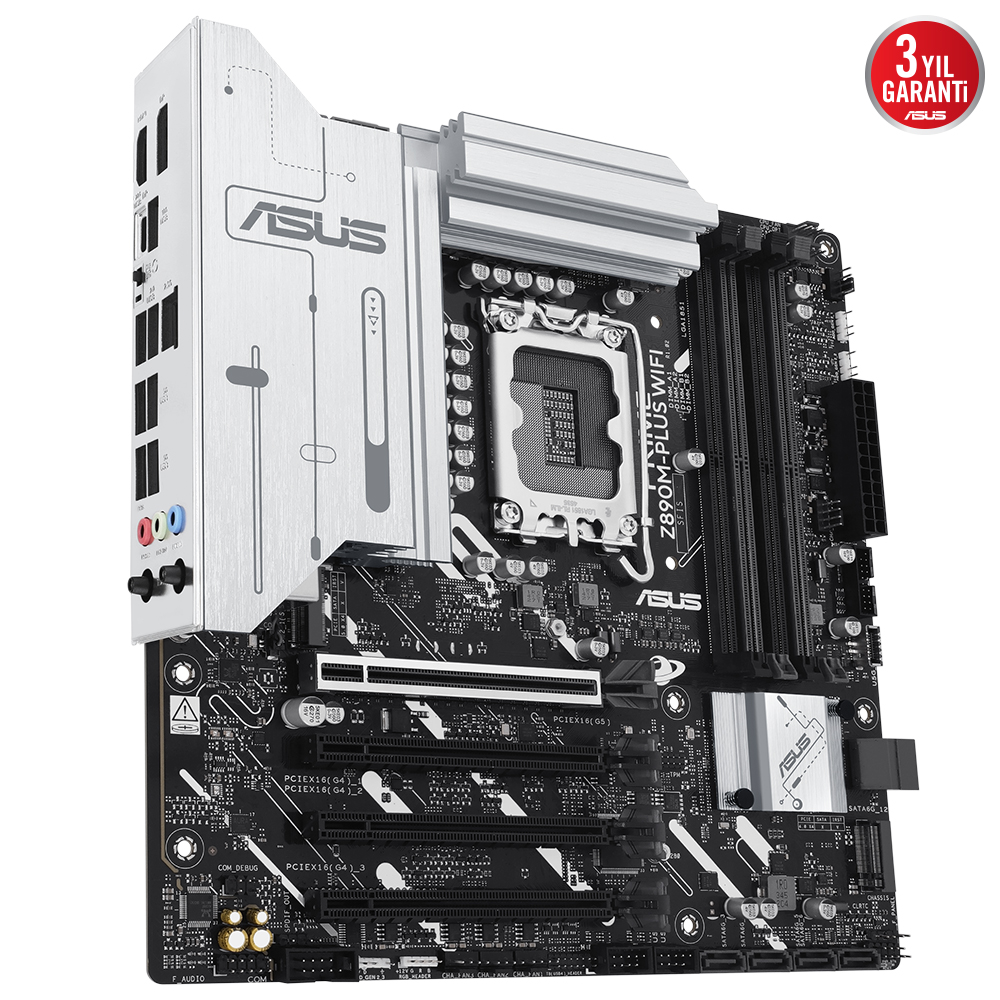 ASUS PRIME Z890M-PLUS WIFI6 DDR5 HDMI-DP TYPEC PCIE 5.0 1851p mATX