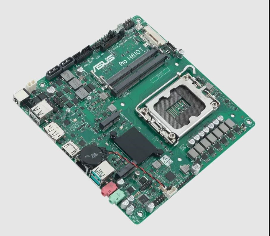 ASUS PRO H810T-CSM DDR5 HDMI-DP PCIE 5.0 1851p ATX Kurumsal Anakart