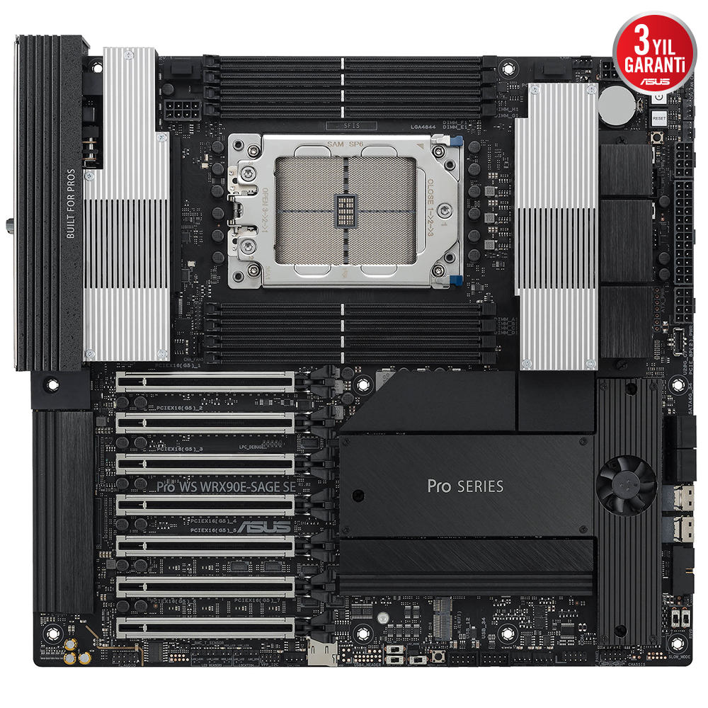 ASUS Pro WS WRX90E-SAGE SE DDR5 ECC UDIMM PCIE 5.0 sTR5 EEB
