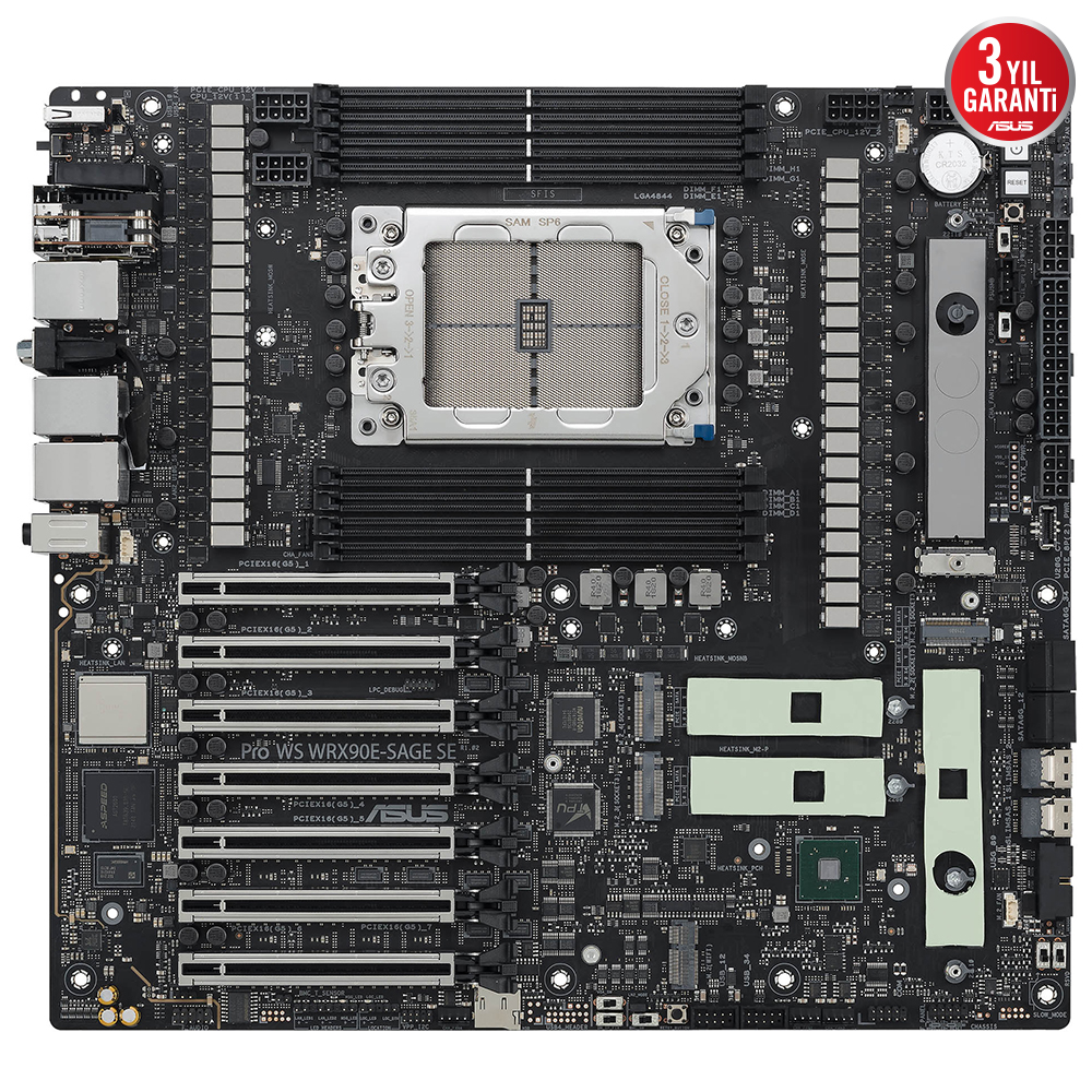 ASUS Pro WS WRX90E-SAGE SE DDR5 ECC UDIMM PCIE 5.0 sTR5 EEB