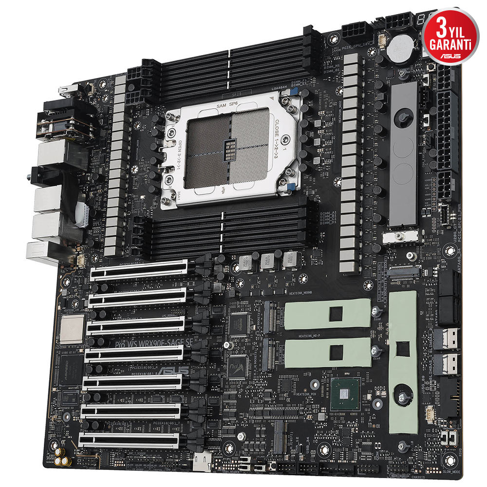 ASUS Pro WS WRX90E-SAGE SE DDR5 ECC UDIMM PCIE 5.0 sTR5 EEB