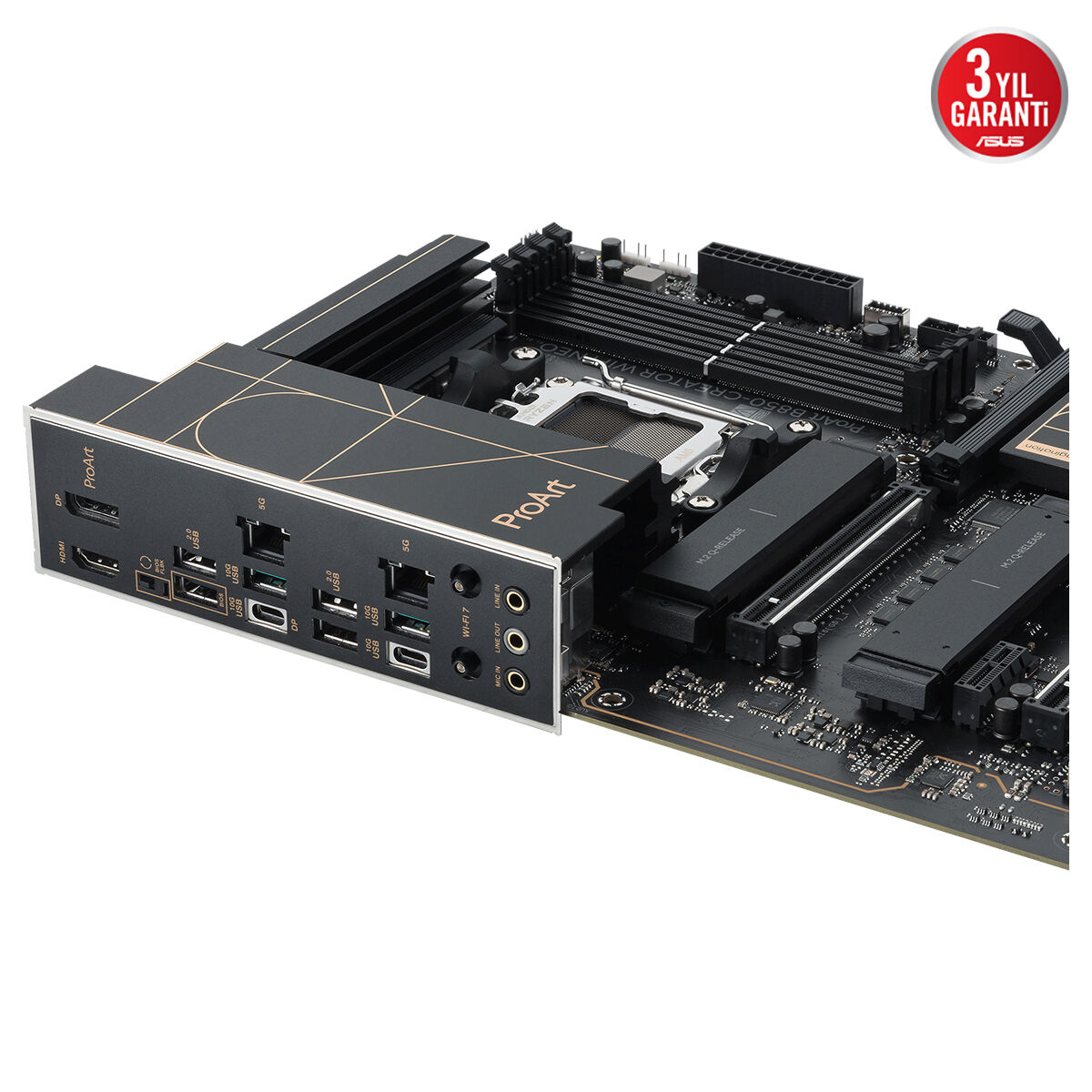 ASUS PROART B850-CREATOR WIFI NEO DDR5 HDMI-DP PCIE 5.0 AM5 ATX