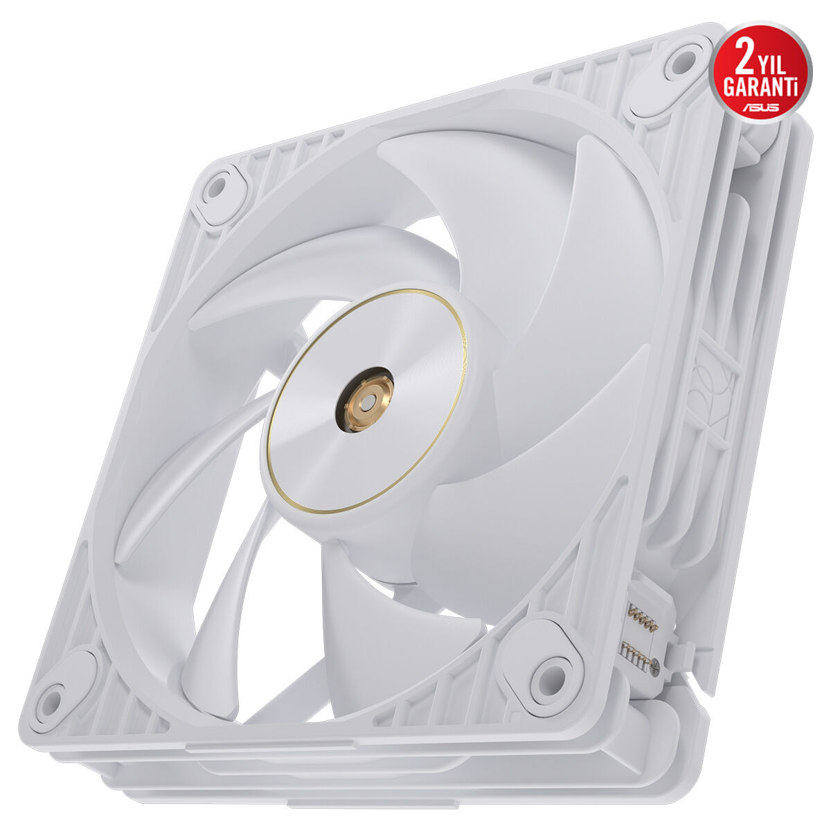 ASUS ProArt PF120 Beyaz 120mm PWM Kasa/Radyatör Fanı (3'lü Paket + Kontrolcü) / 90DA00M3-B09020