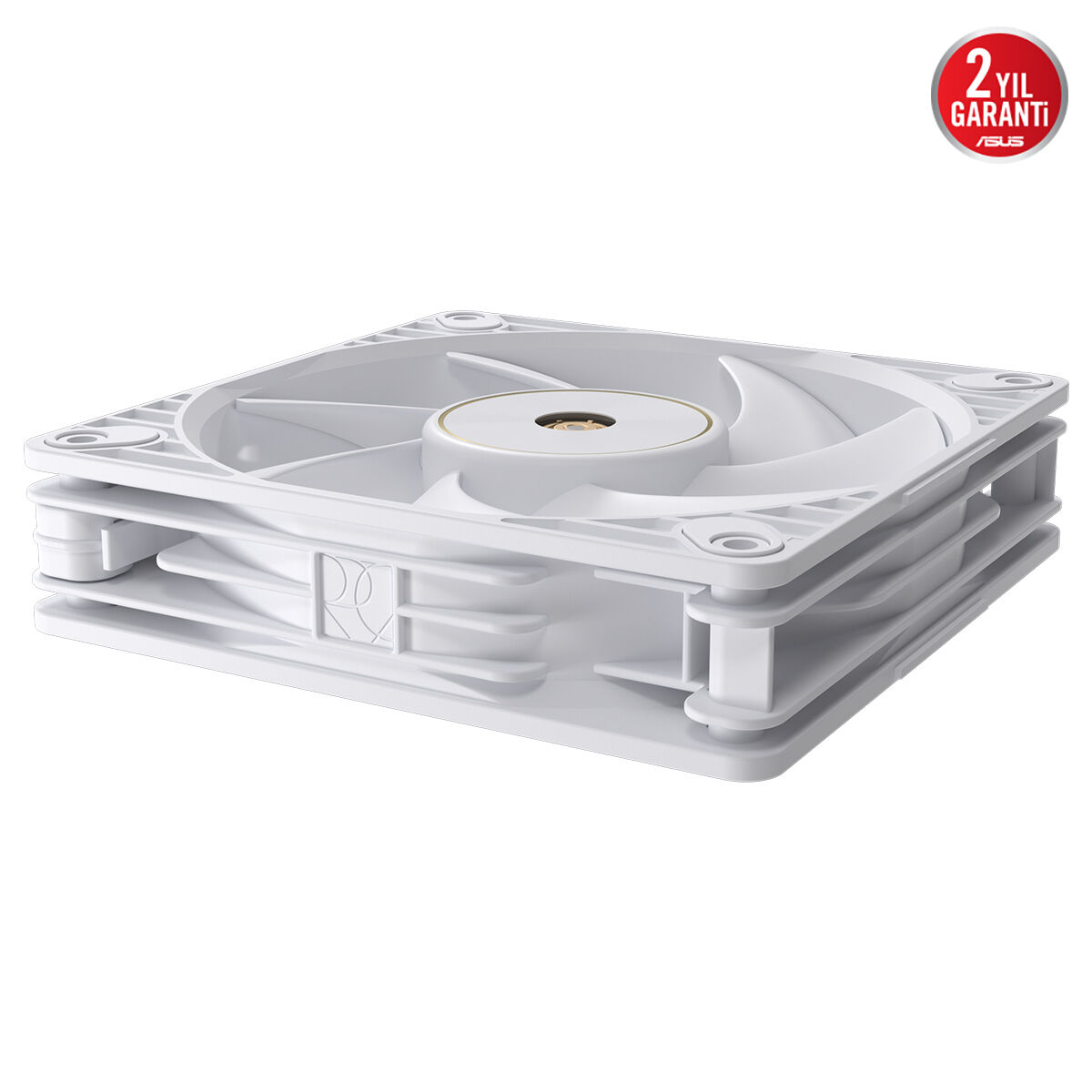 ASUS ProArt PF120 Beyaz 120mm PWM Kasa/Radyatör Fanı (3'lü Paket + Kontrolcü) / 90DA00M3-B09020