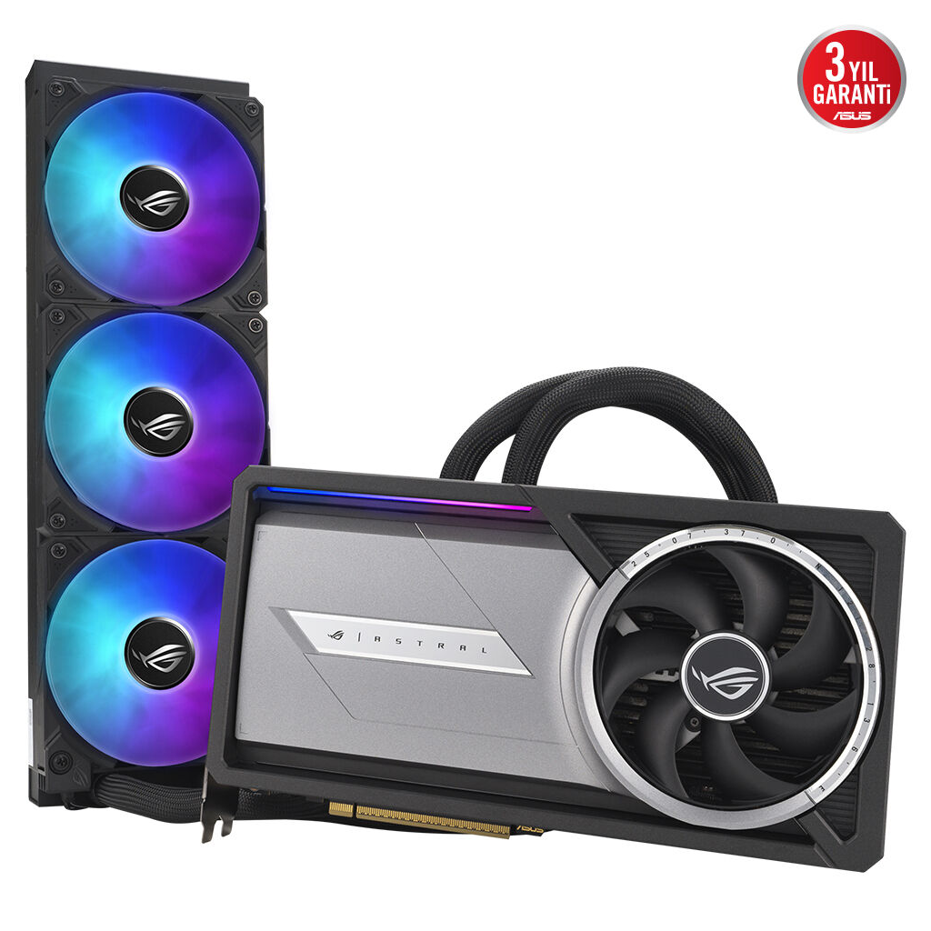 ASUS ROG-ASTRAL-LC-RTX5090-O32G-GAMING, 32Gb, 512Bit, GDDR7, 2xHDMI, 3xDP GAMING Ekran Kartı