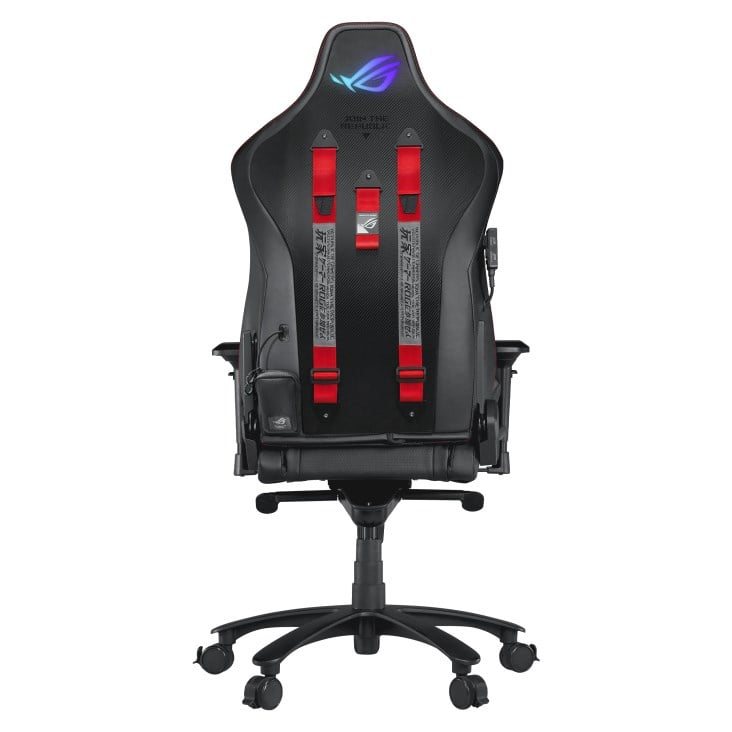 ASUS ROG Chariot X SL301W Ergonomik Kumaş Oyuncu Koltuğu (Siyah) / 90GC01M0-MSG030