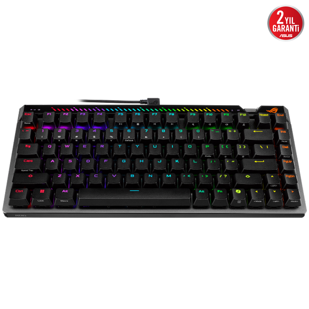 ASUS ROG Falchion Ace 75HE Manyetik Switch RGB Kablolu Mekanik Oyuncu Klavyesi (M705) / 90MP047H-BKYA00