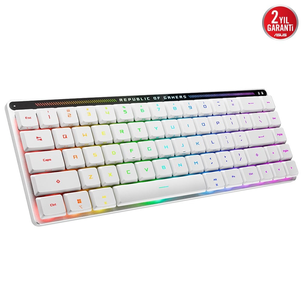 ASUS ROG FALCHION RX WL LP RD TR BEYAZ KLAVYE