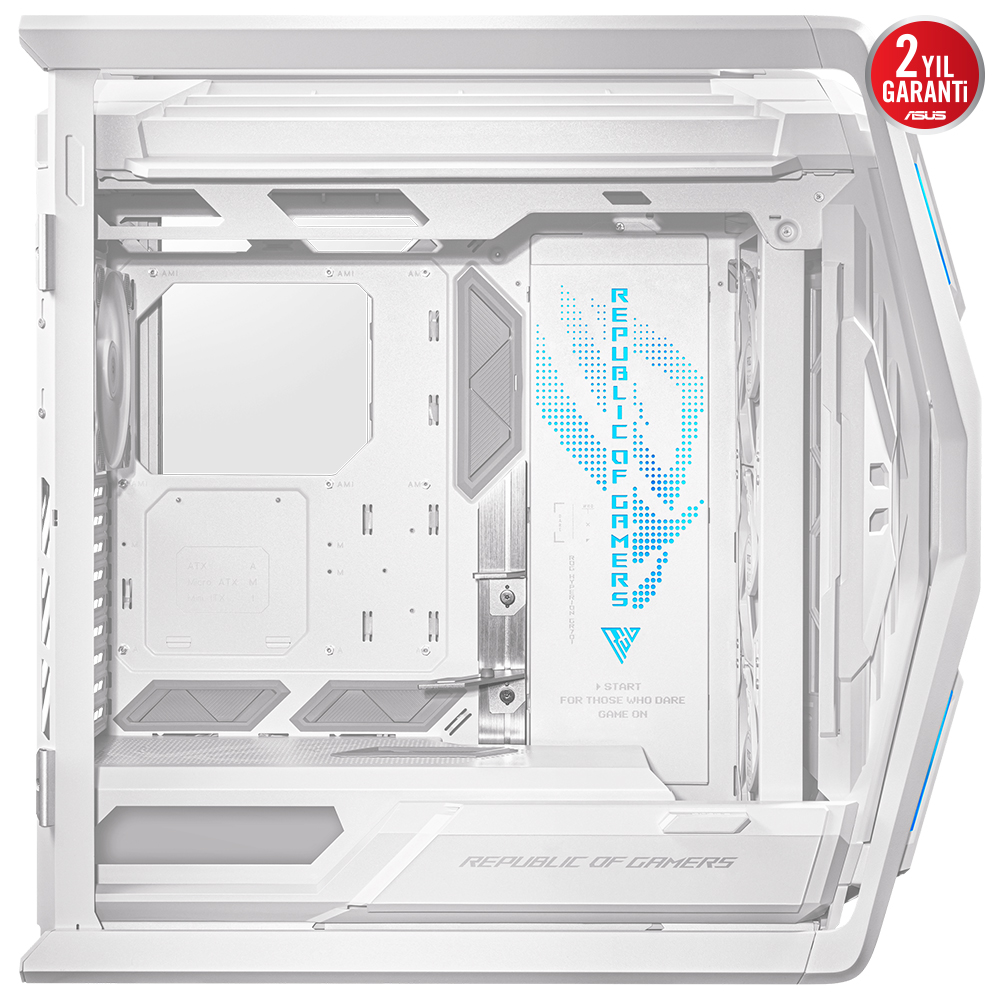 ASUS ROG HYPERION GR701 White Gaming Alüminyum E-ATX PC Kasası / 90DC00F3-B39000