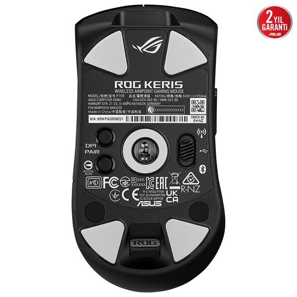 ASUS ROG KERIS WIRELESS AIMPOINT 36000DPI KABLOSUZ GAMING MOUSE