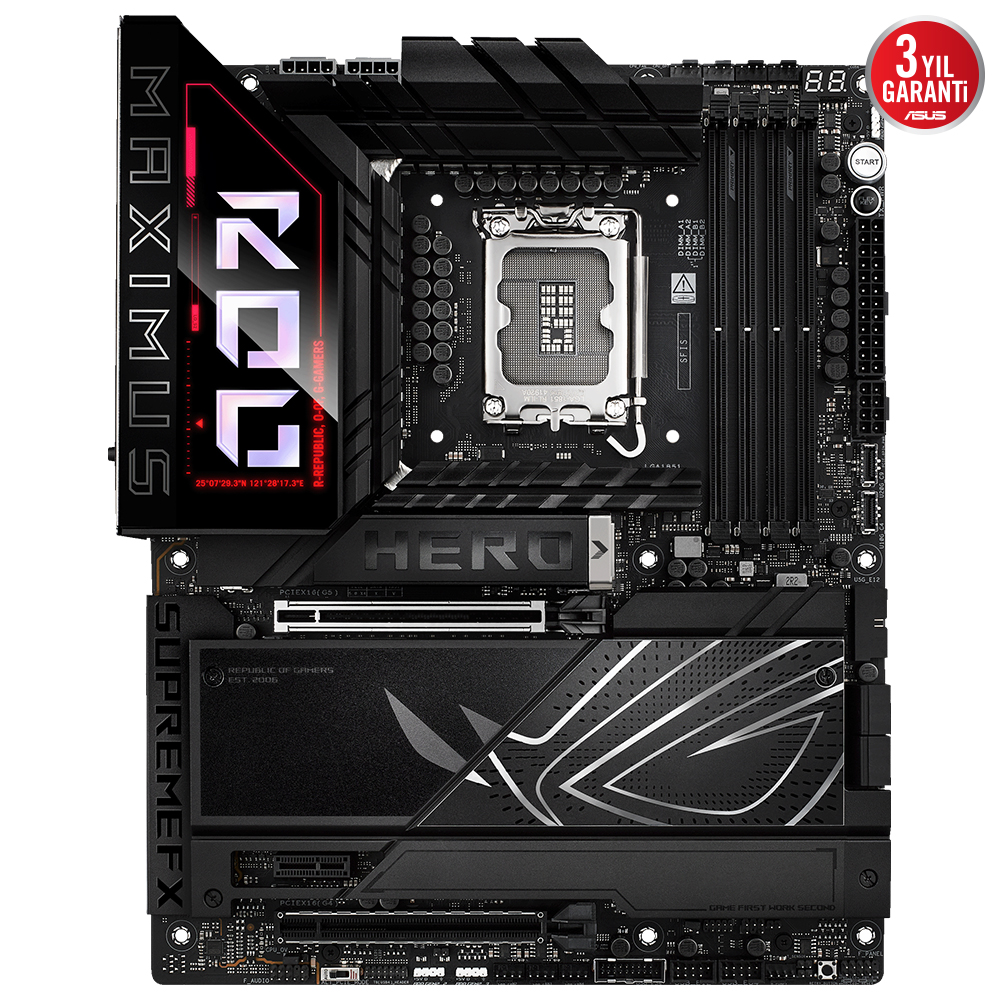 ASUS ROG MAXIMUS Z890 HERO DDR5 HDMI-DP TYPEC PCIE 5.0 1851p ATX