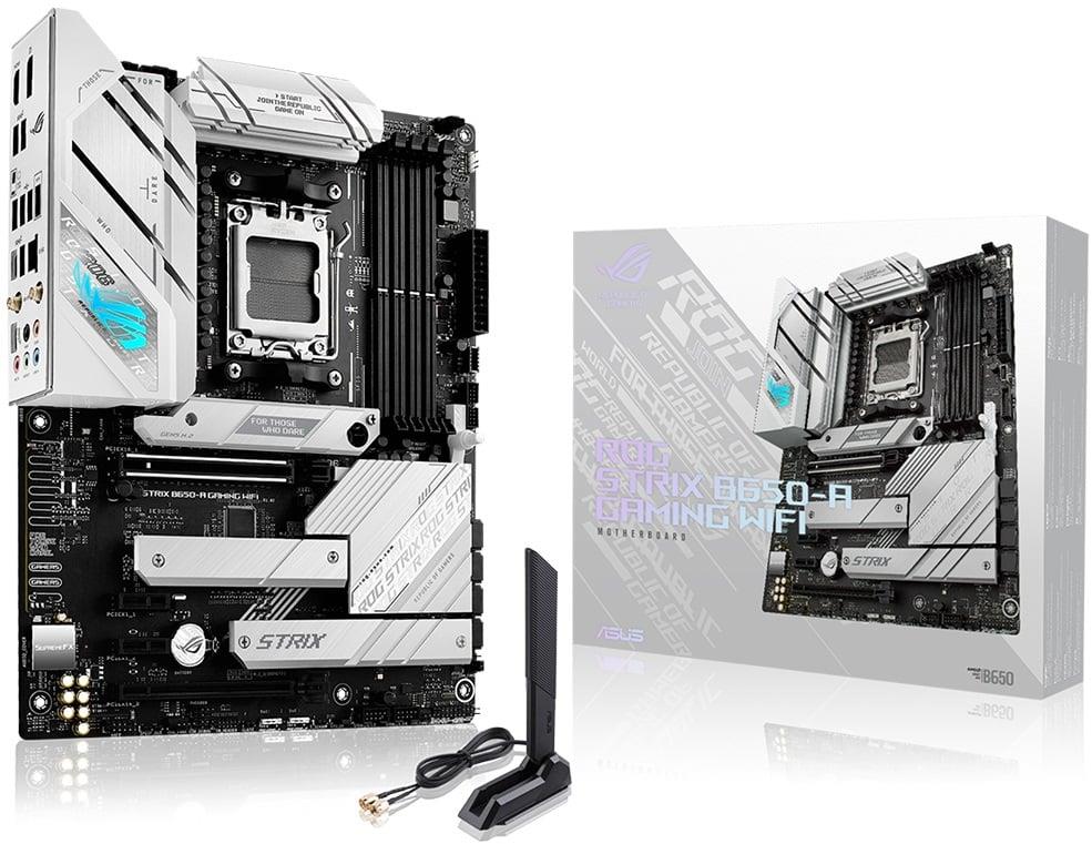 ASUS ROG STRIX B650-A GAMING WIFI DDR5 HDMI DP PCIE 16X V5.0 AM5 ATXAsusAnakartB05247