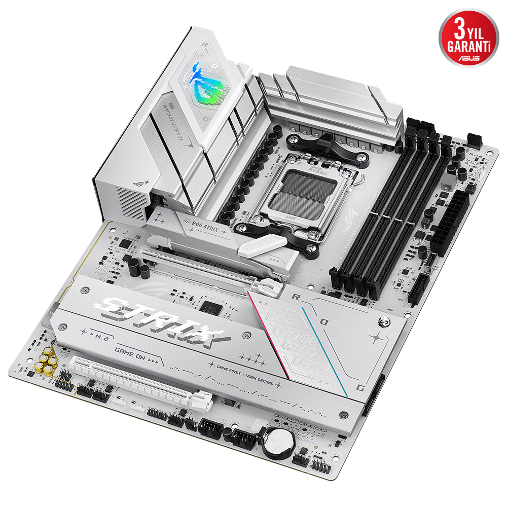 ASUS ROG STRIX B850-A GAMING WIFI7 DDR5 HDMI-DP PCIE 5.0 AM5 ATX BEYAZ