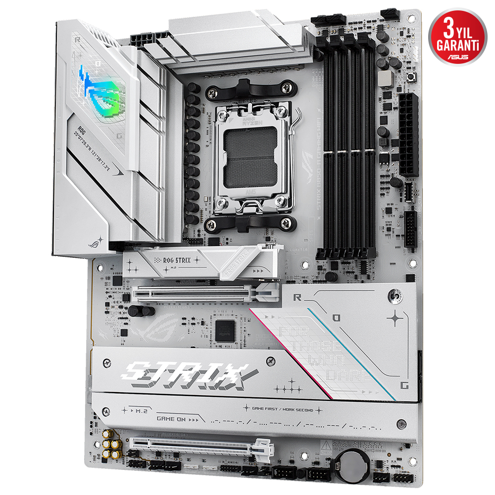 ASUS ROG STRIX B850-A GAMING WIFI7 DDR5 HDMI-DP PCIE 5.0 AM5 ATX BEYAZ
