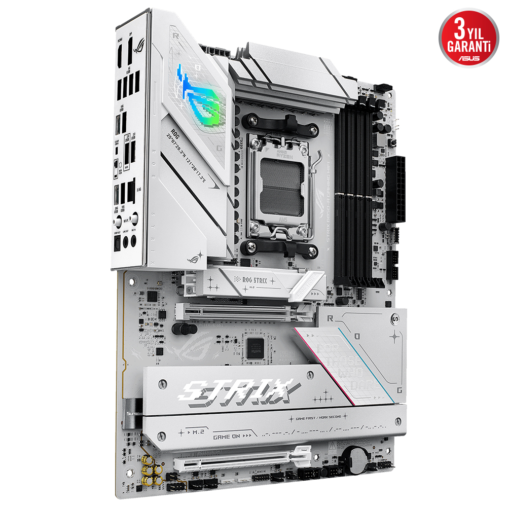 ASUS ROG STRIX B850-A GAMING WIFI7 DDR5 HDMI-DP PCIE 5.0 AM5 ATX BEYAZ