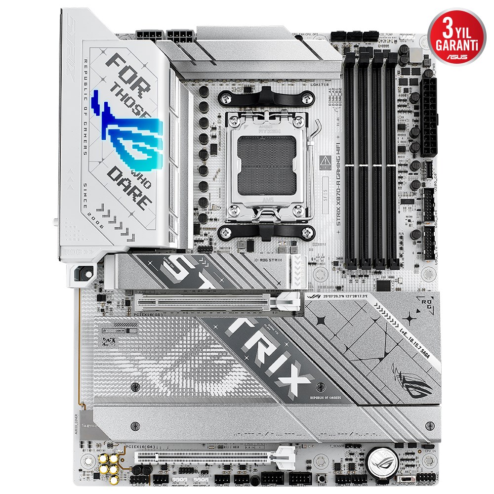 ASUS ROG STRIX X870-A GAMING WIFI 4xDDR5 DP/HDMI 4xM.2 AM5 ANAKART