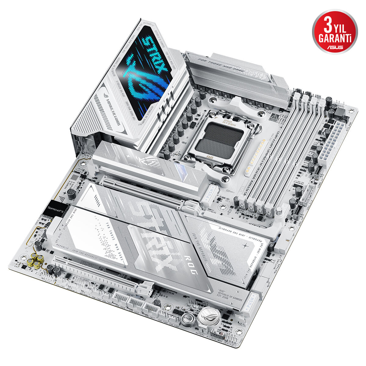 ASUS ROG STRIX X870E-A GAMING WIFI7 NEO DDR5 HDMI-DP PCIE 5.0 AM5 ATX Beyaz