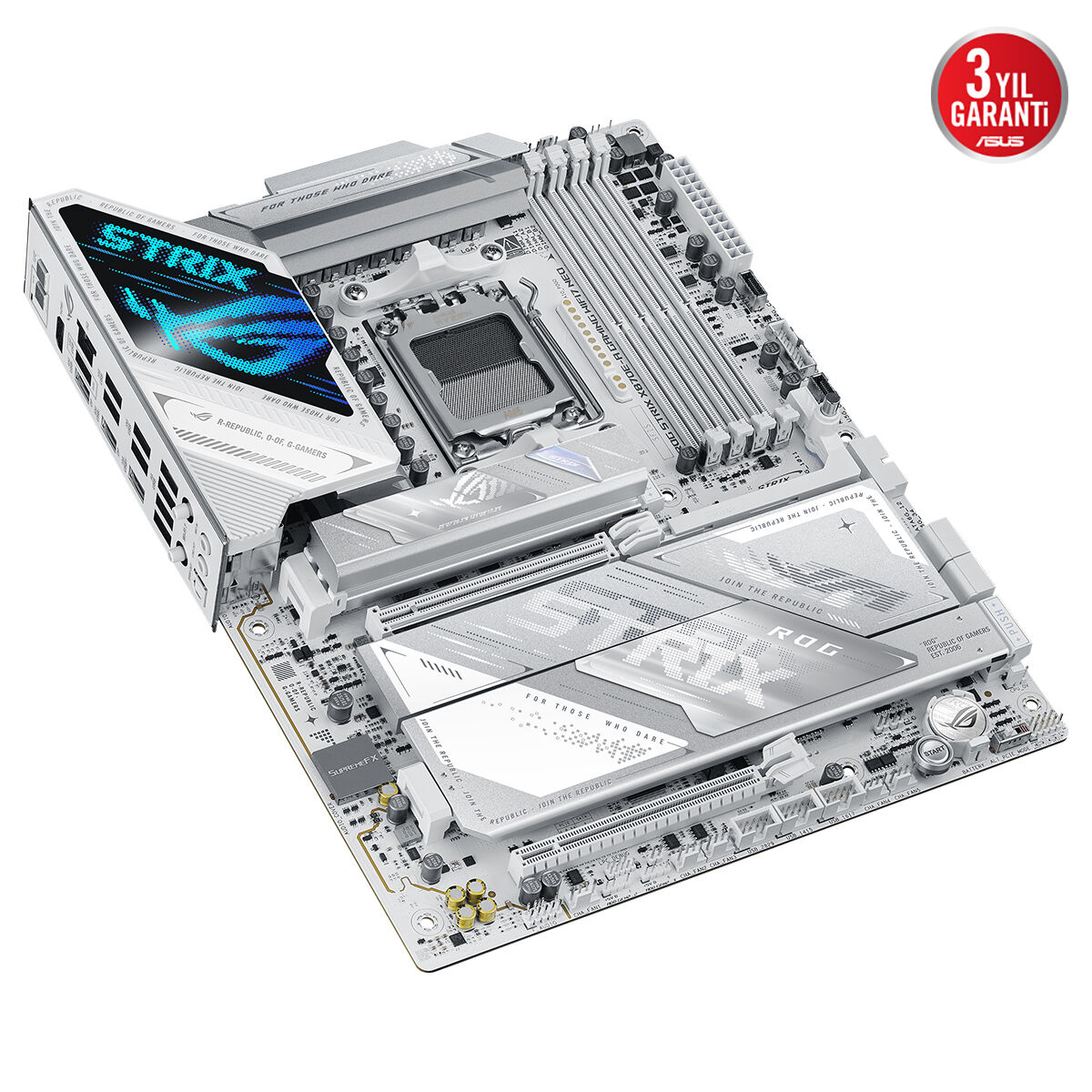 ASUS ROG STRIX X870E-A GAMING WIFI7 NEO DDR5 HDMI-DP PCIE 5.0 AM5 ATX Beyaz