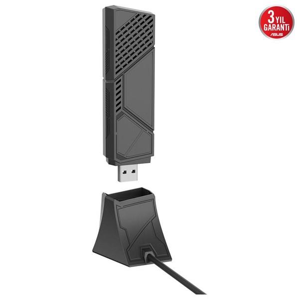 ASUS ROG USB-BE92 BE6500 WIFI7 GAMING USB KABLOSUZ ADAPTÖR