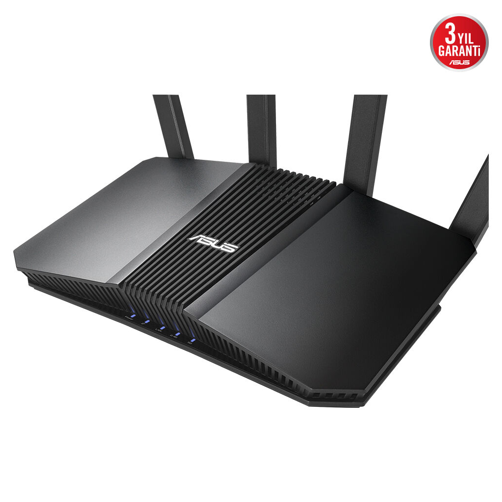 ASUS RT-BE82U, BE6500, 4 Port, 6500Mbps, Dual Band, WİFİ 7, AiMesh, AiProtection Pro, Gigabit Extendable Router