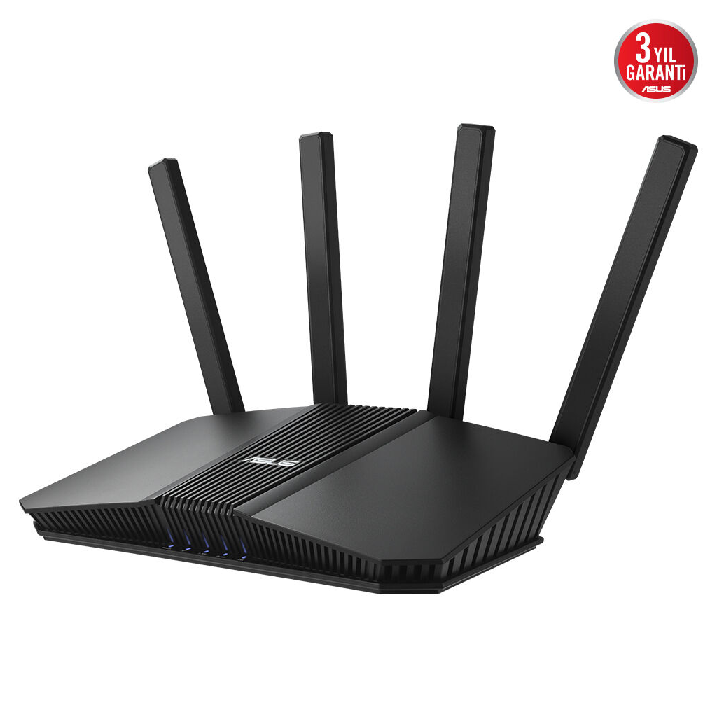 ASUS RT-BE82U, BE6500, 4 Port, 6500Mbps, Dual Band, WİFİ 7, AiMesh, AiProtection Pro, Gigabit Extendable Router