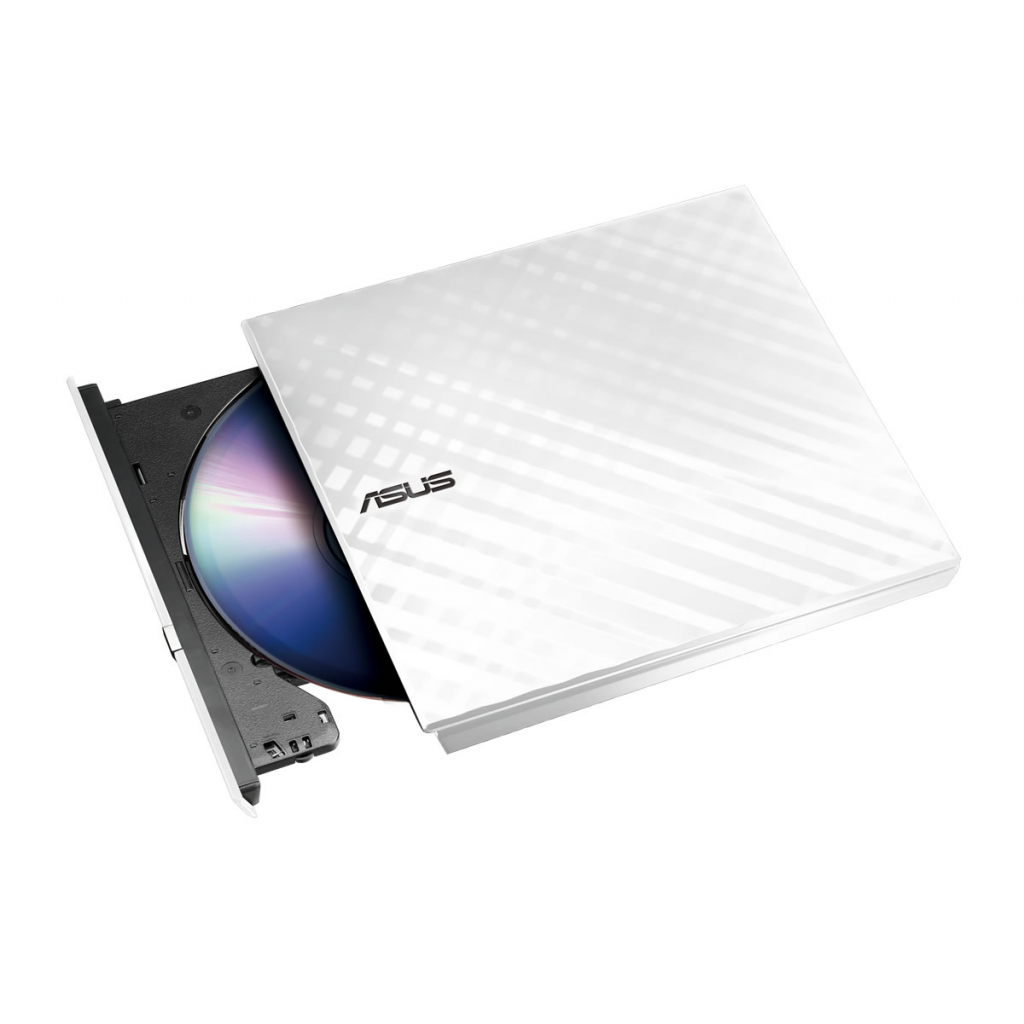 ASUS SDRW-08D2S-U Lite, Usb 2.0, External, Beyaz,  Slim, Optik Okuyucu/Yazıcı