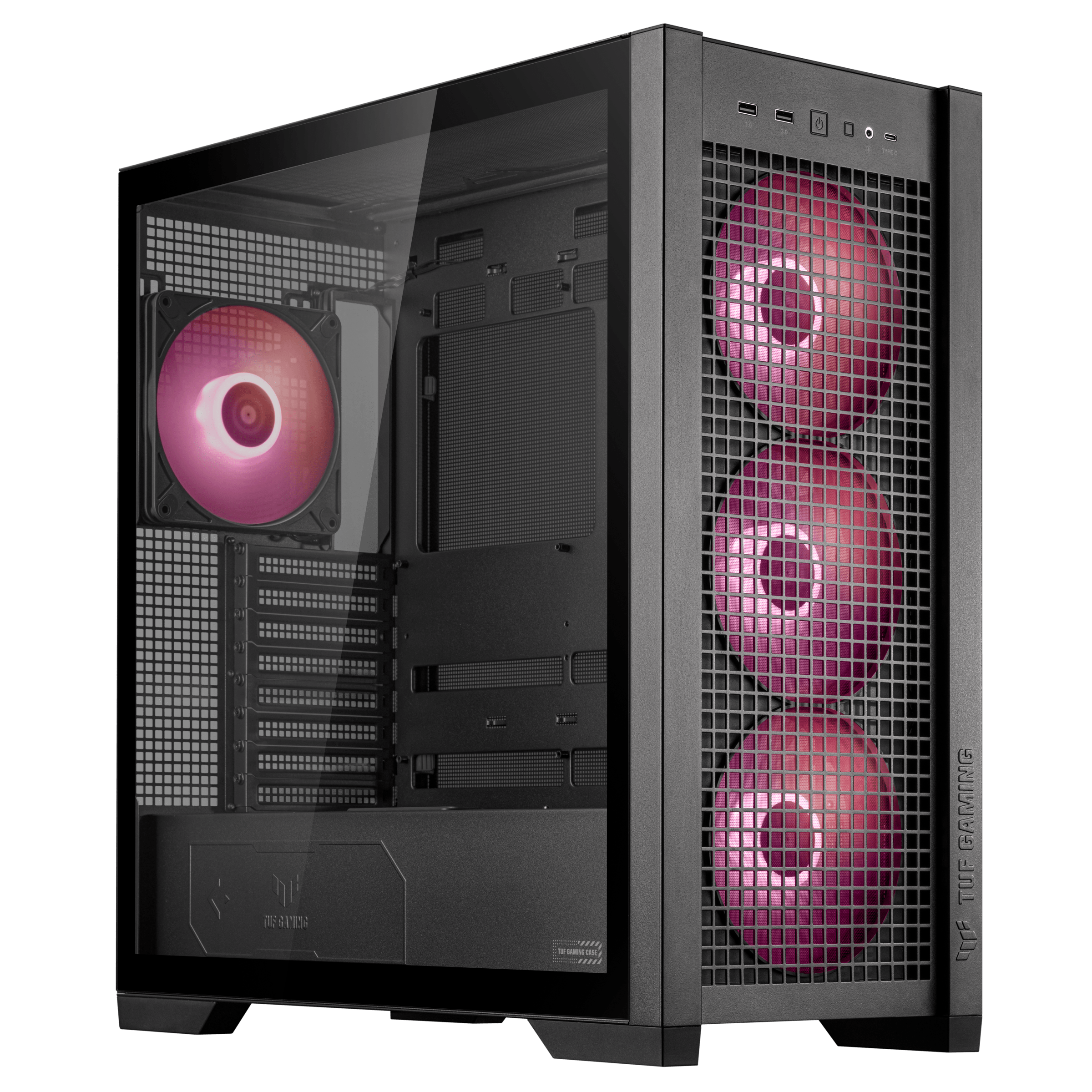 ASUS TUF GAMING GT302 TG ARGB Gaming Mid-Tower PC Kasası / 90DC00I0-B19000
