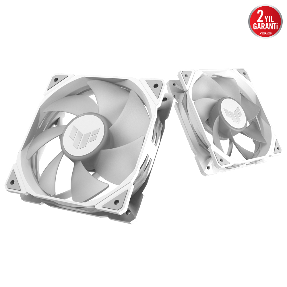 ASUS TUF Gaming TF120 ARGB 120mm Beyaz Soğutucu Kasa Radyatör Fanı